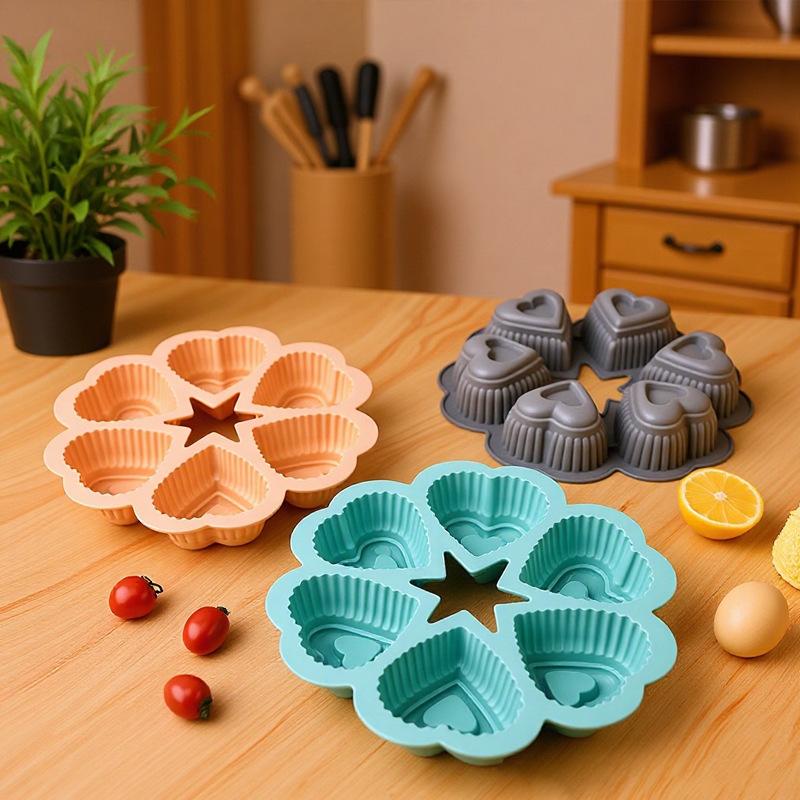 Nonstick Silicone Heart Shaped - Kitchen Essentials Baking Tray 评论和价格