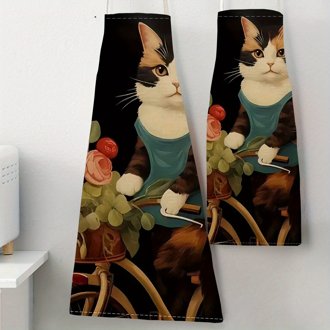 Linen Apron Funny Cat Sunglass - Kitchen Baking Area Ideas 评论和价格