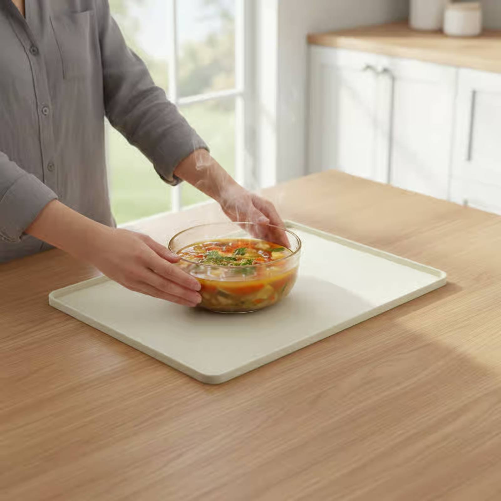 Silicone Microwave Top Mat Fle - Kitchen Accessories For Baking 评论和价格