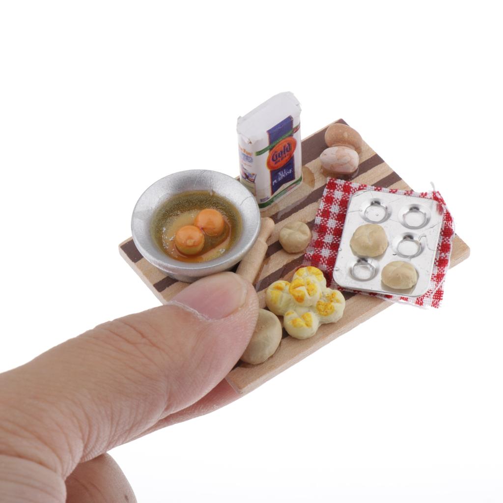 Miniature Kitchen Dollhouse Br - Kitchen Kids Baking Set 评论和价格