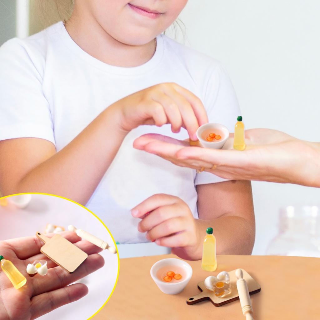 Miniature Kitchen Dollhouse Br - Kitchen Kids Baking Set 评论和价格
